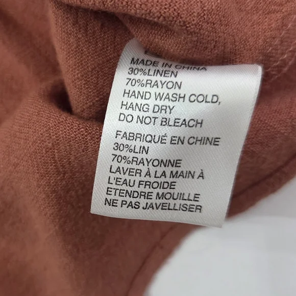 Paper Crane Shoulder Tie Linen Top - Picture 3 of 6